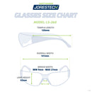 Clear Safety Glasses for High Impact Protection - PinkFit Collection