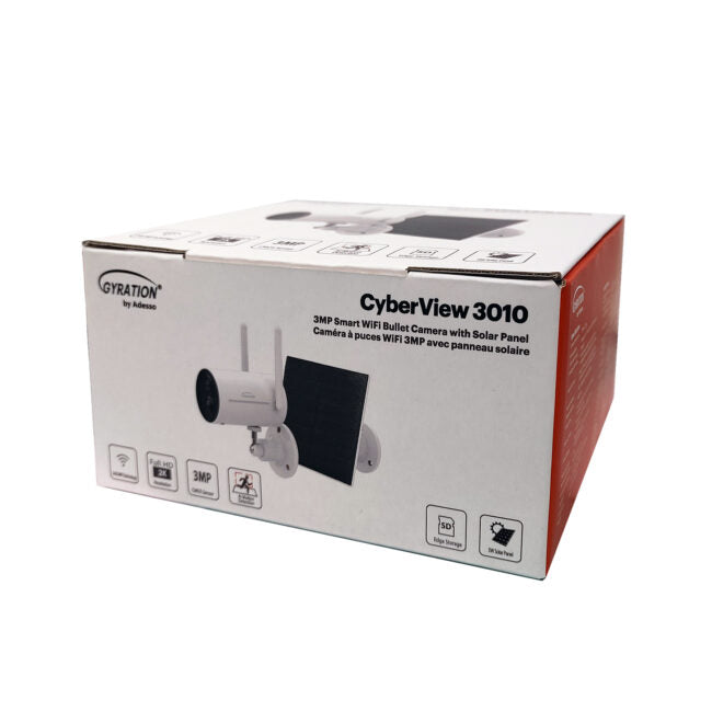 GYRATION Cyberview 3010 3MP Outdoor Battery Powered Bullet Camera with ...