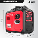 3000W Inverter Gas Generator w/ CO Alert DB5032