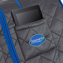 Durasage Health - Sauna infrarroja portátil personal con sillón premium, temporizador de 30 minutos, iones negativos y almohadilla térmica para pies - Gris 