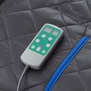 Durasage Health - Sauna infrarroja portátil personal con sillón premium, temporizador de 30 minutos, iones negativos y almohadilla térmica para pies - Gris 