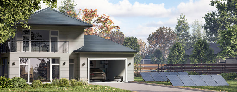 Paquete especial: Kit de generador solar para toda la casa Ecoflow Delta Pro Ultra: almacenamiento de 61 kWh (6560 vatios de energía solar)