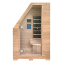 Durasage Health - Sauna de infrarrojos de carbono para una persona - Sauna de madera de cicuta canadiense - 760 vatios