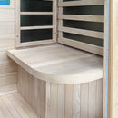 Durasage Health - Sauna de infrarrojos de carbono para una persona - Sauna de madera de cicuta canadiense - 760 vatios