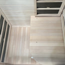 Durasage Health - Sauna de infrarrojos de carbono para una persona - Sauna de madera de cicuta canadiense - 760 vatios