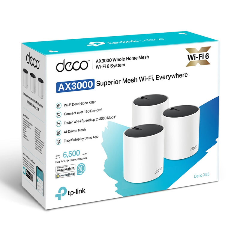 Tp-Link AX3000 Whole Home Mesh Wi-Fi System (3 Pack)