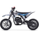 Moto de cross a gasolina para niños de 4 tiempos y 40 cc MotoTec Demon, azul, blanca o verde
