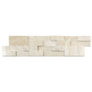 Diana Royal Ledger 3D Panel 6"x24" Honed Natural Marble Wall Tile - Full Truckload
