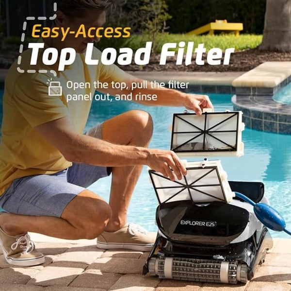 Dolphin Explorer E25 Wi-Fi Robotic Pool Vacuum Cleaner (2025 model
