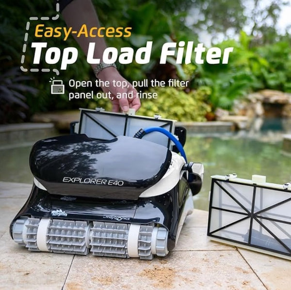 Dolphin (Explorer E40 Wi-Fi Robotic Pool Vacuum Cleaner -NEW