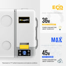 Frigorífico-congelador portátil para automóvil de 12 V y 21 cuartos de galón CRPRO20 de BougeRV, color blanco