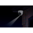 Lorex E893DD-E 4K Ultra HD Wired Analog Indoor/Outdoor Add-on IP Dome Security Camera with Smart Deterrence Plus