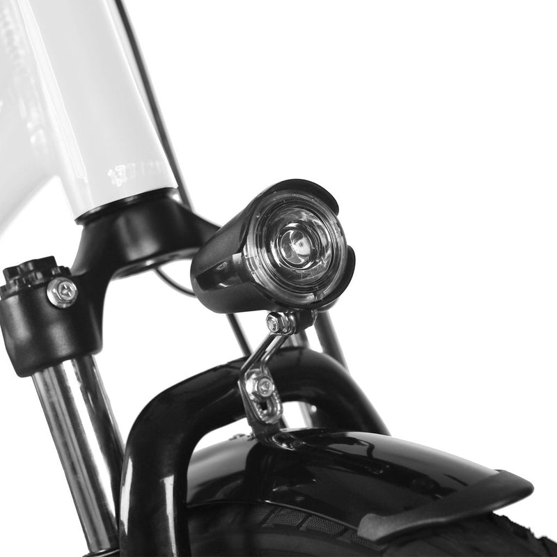 GlareWheel EB-X8 City Electric Bike - White