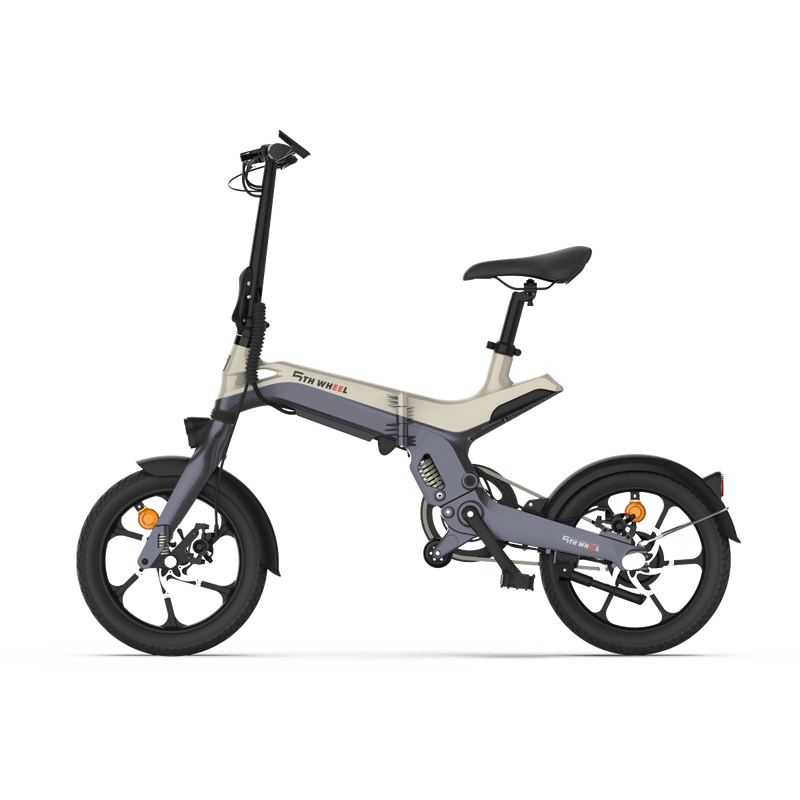 Bicicleta eléctrica plegable versátil 2 en 1 innovadora Tide 1 de 5 ruedas
