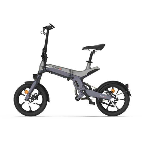 Bicicleta eléctrica plegable versátil 2 en 1 innovadora Tide 1 de 5 ruedas