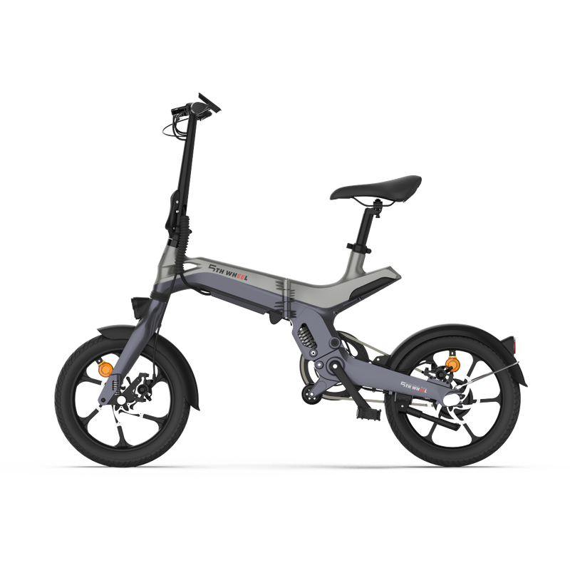 Bicicleta eléctrica plegable versátil 2 en 1 innovadora Tide 1 de 5 ruedas
