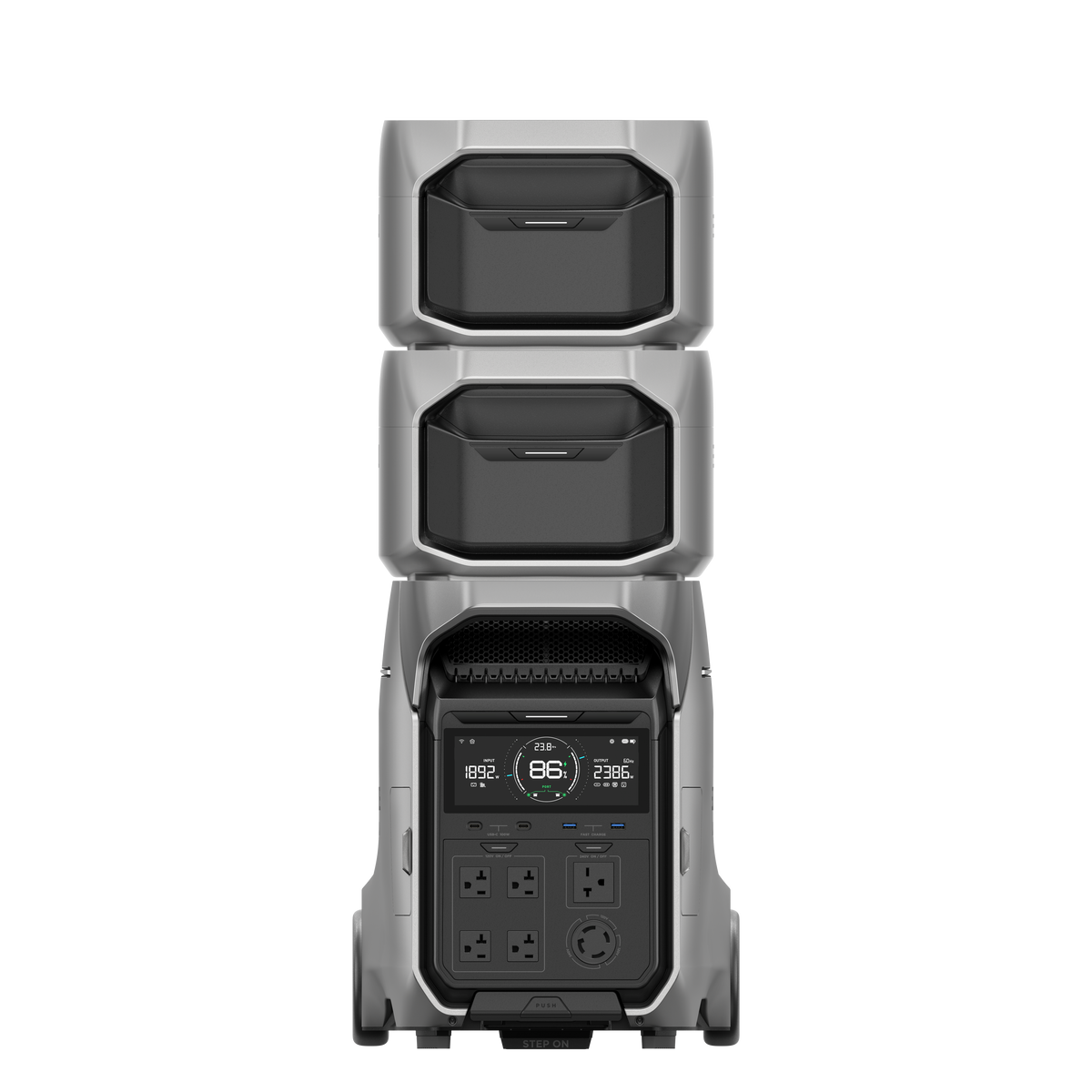 EcoFlow DELTA Pro 3 Portable Power Station + 2 x Extra Batteries