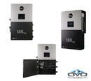 12KW Complete Offgrid Solar Kit + EG4 18kPV + 32KW OMO 48V Freedom Series Lithium Battery + 13.2KW Solar with Roof Mounting Rails and Wiring