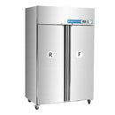 Commercial Fridge and Freezer Combo, EQCHEN 48" 2 door Reach-In Commercial Refrigerator and Freezer Combination