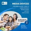 Extensor HDMI OREI HDBaseT 4K 60 Hz con cable LAN Ethernet Cat5e/6 - Hasta 35 m - IR, CEC, RS-232, PoC (EX-115UHD-K) 