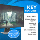 Extensor HDMI OREI con cable CAT6/CAT7, 1080p, con infrarrojos, hasta 58 metros, compatible con 3D y audio HD (EX-196PRO-KIT) 