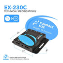 Extensor HDMI 4K sobre CAT6/7 RJ45 4K a 30 Hz hasta 40 m y 1080p hasta 70 m (EX-230C) 