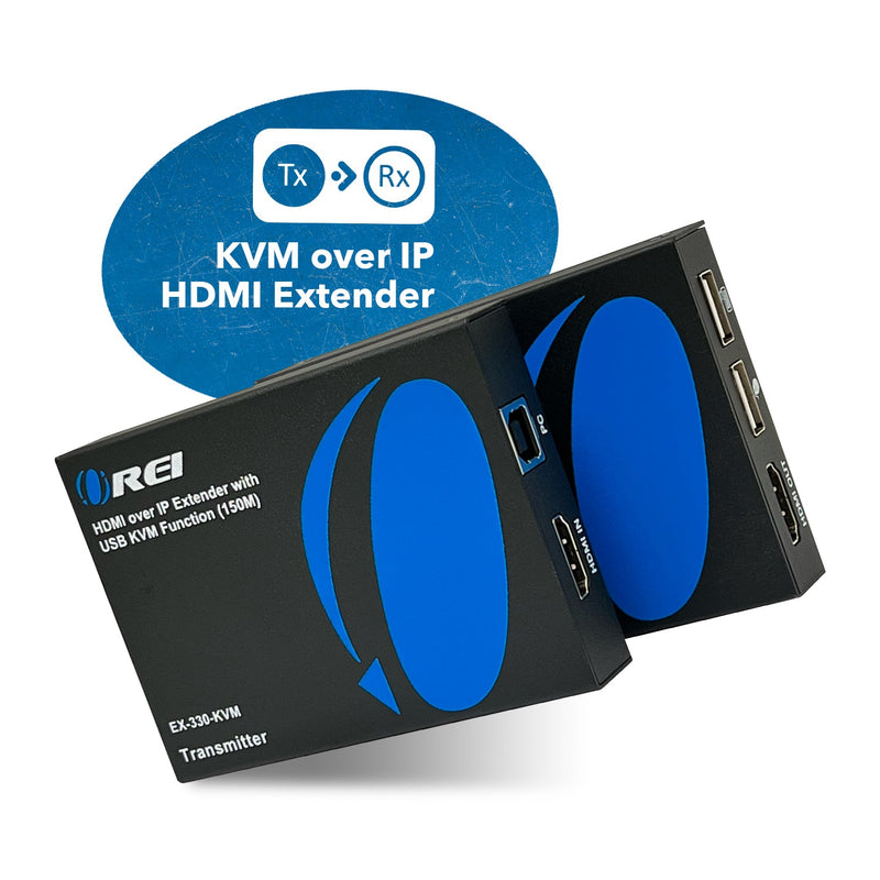 Extensor HDMI sobre CAT6/7 con KVM 1080p a 60 Hz hasta 150 m (EX-330-KVM)