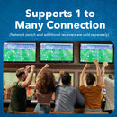 Extensor HDMI Orei EX-330-K de señal a través de un solo cable Ethernet CAT5e/CAT6 de hasta 100 metros (EX-330-K) 