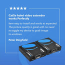 Extensor HDMI 1080p sobre CAT6/7 hasta 122 m - IR (EX-400C)