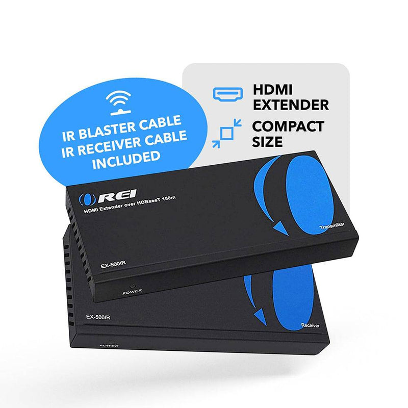 Extensor HDMI Full HD con POC, IR bidireccional, RS-232 y PoC (EX-500IR) 