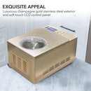 Whynter 2.1 Quart Automatic Ice Cream & Yogurt Maker with Built-In Compressor | ICM-220CGY