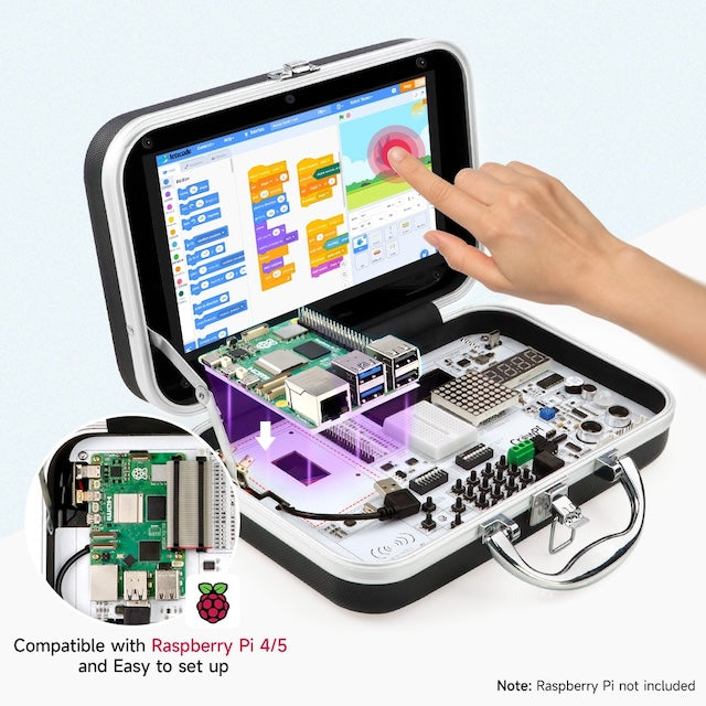 Kit educativo Elecrow CrowPi-Compact para Raspberry Pi | Wellbots