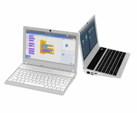 Elecrow CrowPi L: computadora portátil Raspberry Pi real para aprender programación y hardware / Kit avanzado con Raspberry Pi 4B/4G color