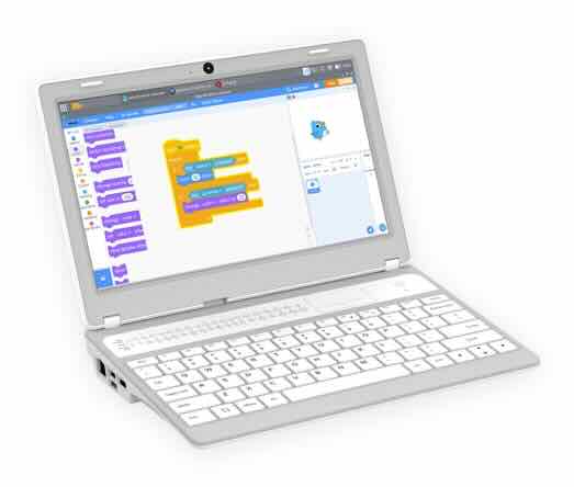Elecrow CrowPi L: computadora portátil Raspberry Pi real para aprender programación y hardware / Kit avanzado con Raspberry Pi 4B/4G color