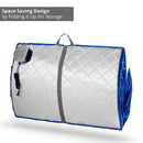 Durasage Health - Sauna personal con calefacción por infrarrojos, almohadilla térmica para pies y silla