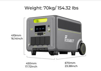 FOSSiBOT F7200 Portable Power Station / Wellbots