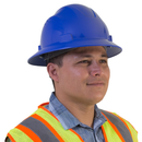 Full Brim Safety Hard Hat with 4 Point Suspension