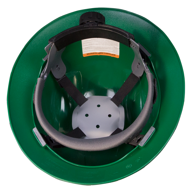 Full Brim Safety Hard Hat with 4 Point Suspension
