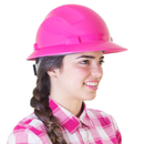 Full Brim Safety Hard Hat with 4 Point Suspension