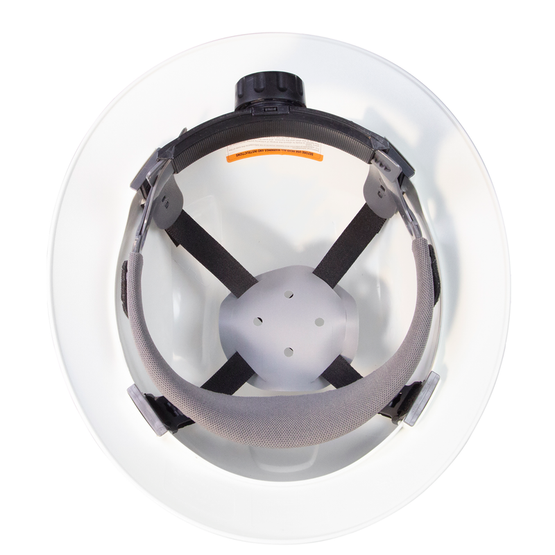Full Brim Safety Hard Hat with 4 Point Suspension