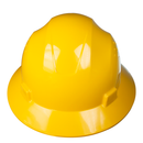 Full Brim Safety Hard Hat with 4 Point Suspension