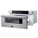 FORNO Capoliveri 30 Inch Stainless-Steel 1000 Watts Microwave Drawer 1.2 cu.ft.