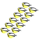 Framed Safety Glasses with Side Shields for High Impact Protection