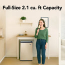 Whynter 2.1 Cu Ft Upright Freezer, Rose Gold | CUF-210SSG