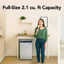 Whynter 2.1 Cu Ft Upright Freezer, Stainless | CUF-210SS