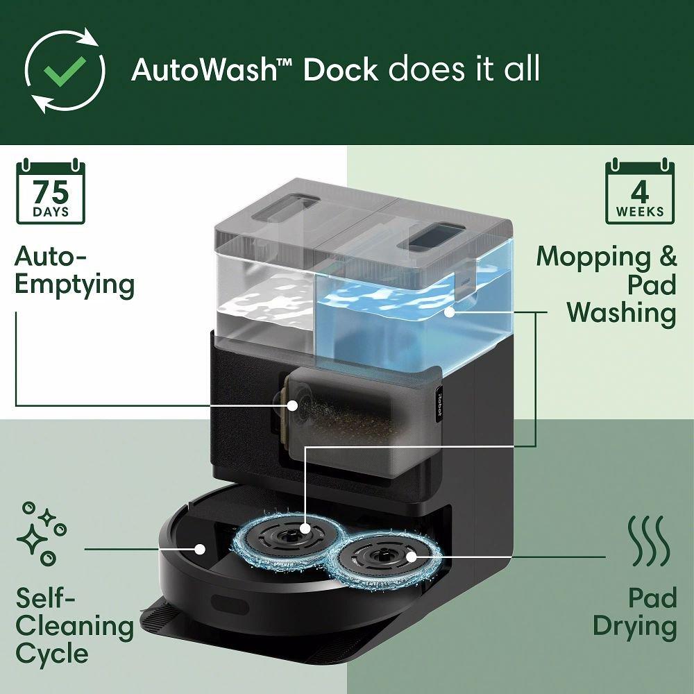 iRobot Roomba Plus 405 Combo robot + AutoWash dock - New/ Free