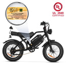 HappyRun G70 Dual Battery Fast Electric Cargo Bike Black