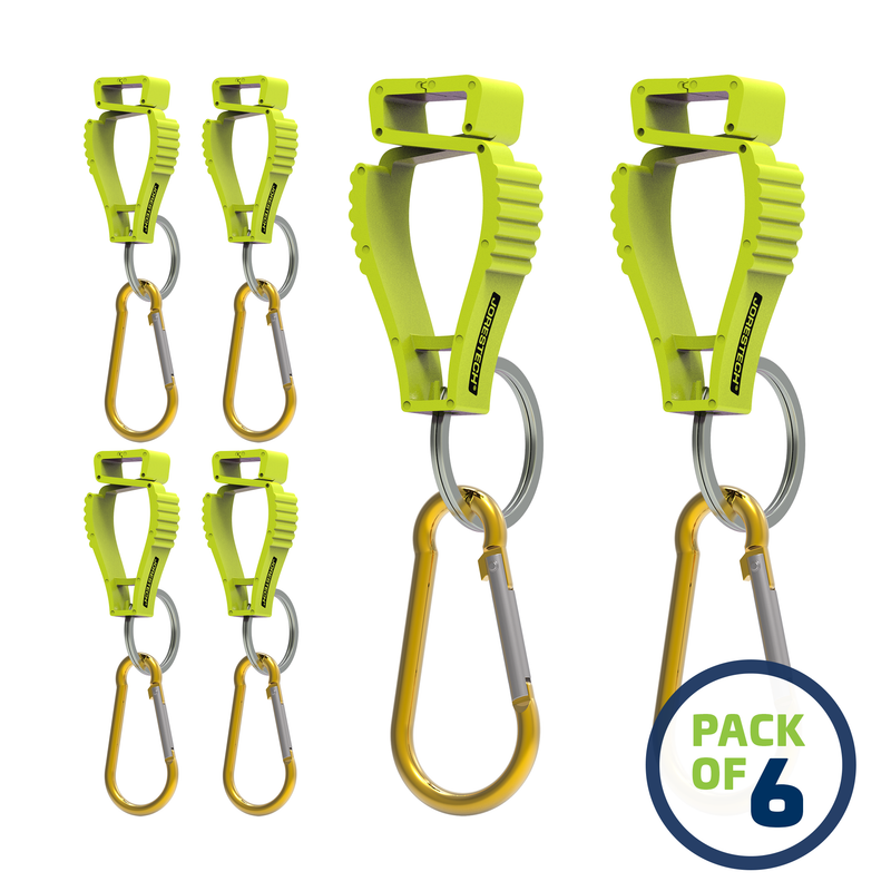 Glove Clip Safety Holder with Carabiner