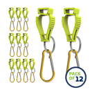 Glove Clip Safety Holder with Carabiner