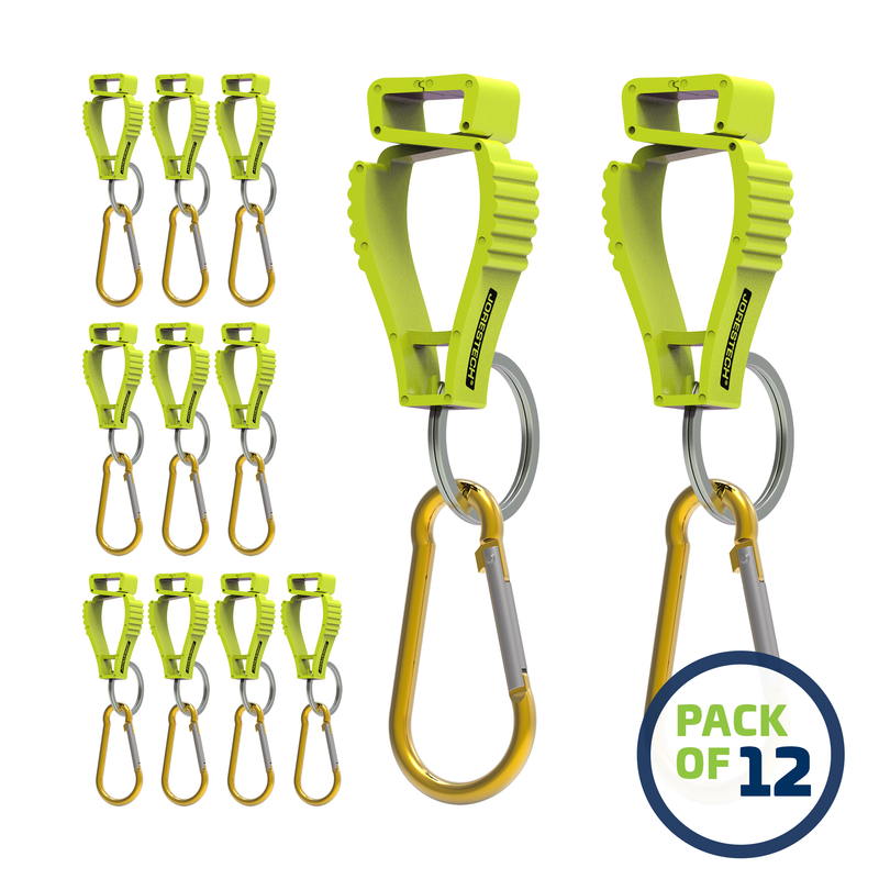 Glove Clip Safety Holder with Carabiner